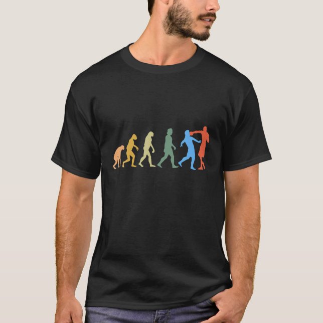Evolution - Boxen - Kampf - Kampf T-Shirt (Vorderseite)