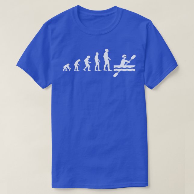 Evolution Canoe Kayak Kanufahren Sport 2 T-Shirt (Design vorne)