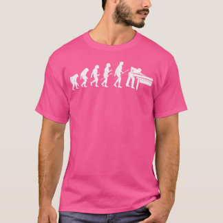 Evolution der Billard Game Pool Player Sportlov T-Shirt