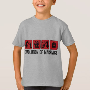 Evolution der Ehe T-Shirt