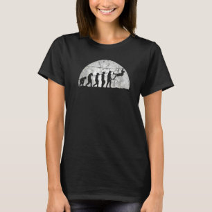 Evolution der Evolution von männlichen Climbers 2 T-Shirt