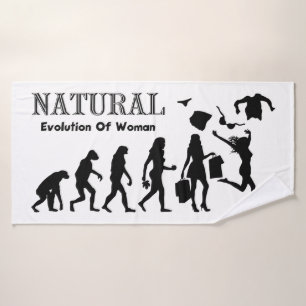 Evolution der Frau Badehandtuch