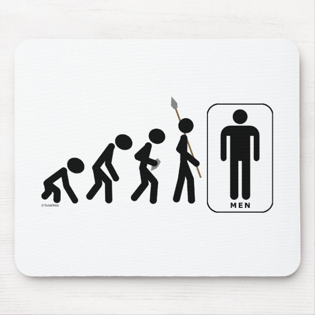 Evolution der Männer Mousepad (Vorne)