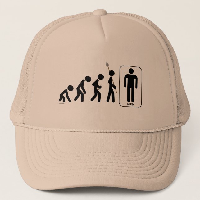 Evolution der Männer Truckerkappe (Vorderseite)