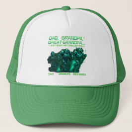 Evolution der Roboterfamilie: Vater zu Großgroßvat Truckerkappe