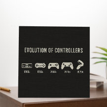 Évolution des contrôleurs de jeu Poster Retro Game