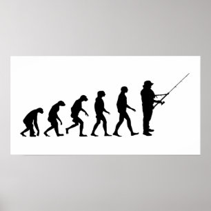Evolution des Fischens Poster