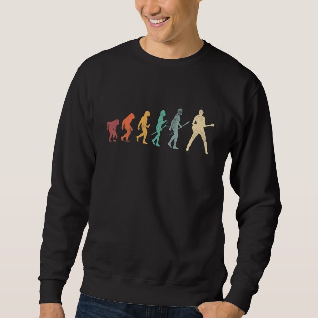 Evolution des Gitarren-Gitarristen Vintag R Sweatshirt (Vorderseite)