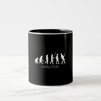 Evolution des Gitarrist Shirts, Rock Music Gitarre Zweifarbige Tasse