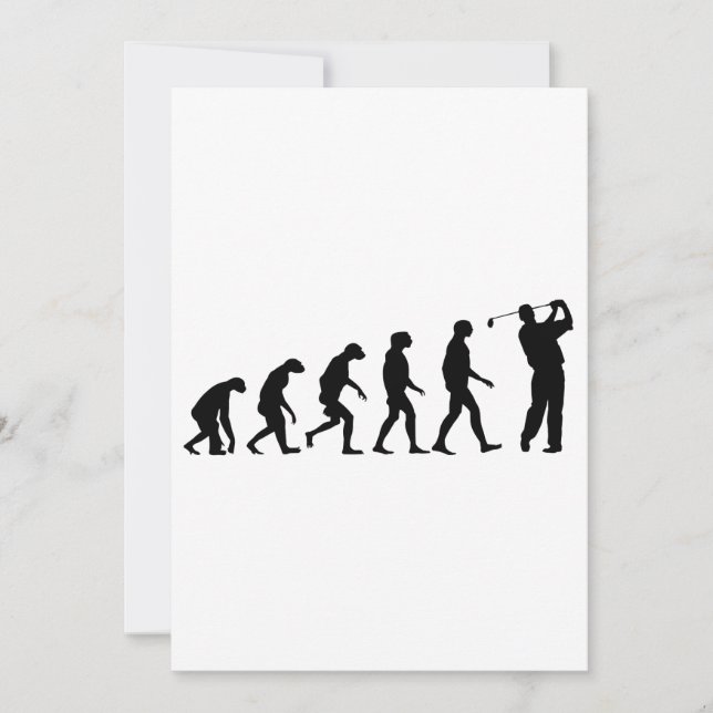 Evolution des Golfsports (Vorderseite)