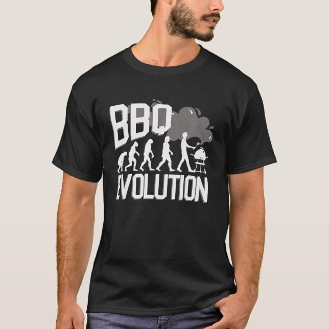 Evolution des Grillmeisters - Grillgeschenke - ich T-Shirt (Vorderseite)