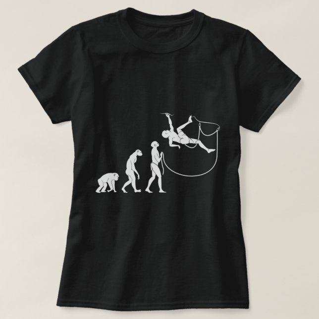 Evolution des Klettersteigs T-Shirt (Design vorne)