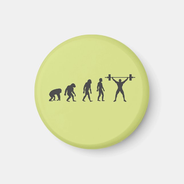 Evolution des Menschen Magnet (Vorne)