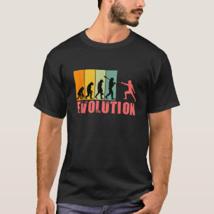 Evolution des Menschen Retro-Fechten Evolution Fec T-Shirt