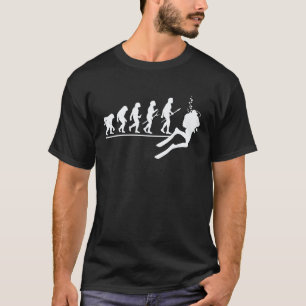 Evolution des Menschen Taucher Evolution Tauchen T-Shirt