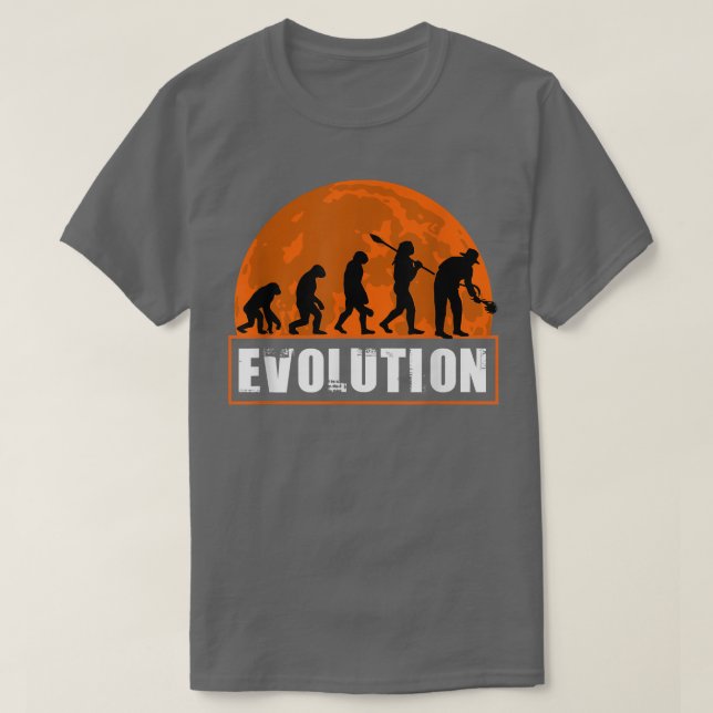 Evolution des menschlichen Bauern Funny Bauer Evol T-Shirt (Design vorne)
