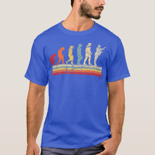 Evolution des Orchesters Leiter Retro Vintag T-Shirt