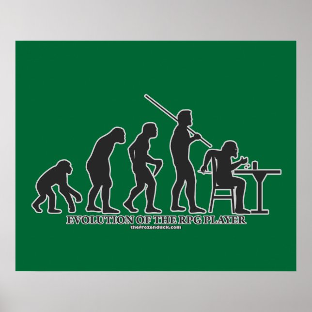 Evolution des Rollenspielers Poster (Vorne)