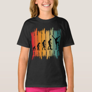 Evolution des Skateboardfahrers T-Shirt