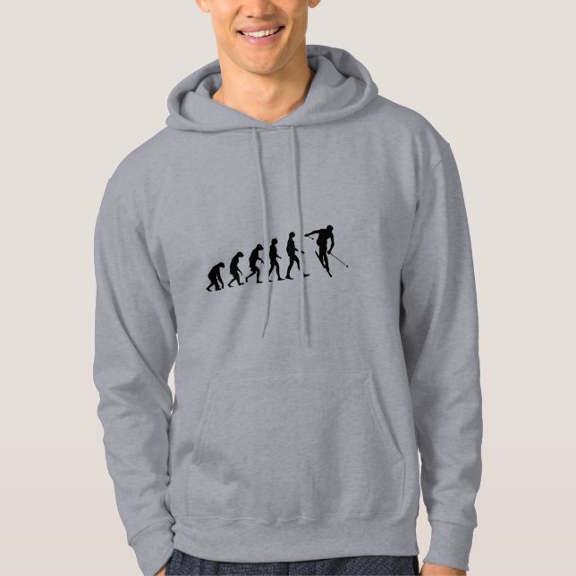 Evolution des Skis Hoodie (Vorderseite)