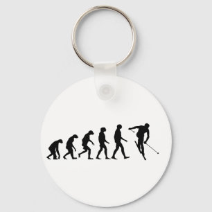 Evolution des Skis Schlüsselanhänger