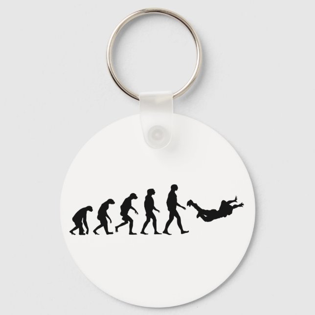 Evolution des Skydiving Schlüsselanhänger (Vorderseite)