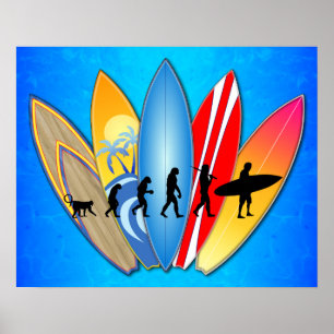 Evolution des Surfens Poster