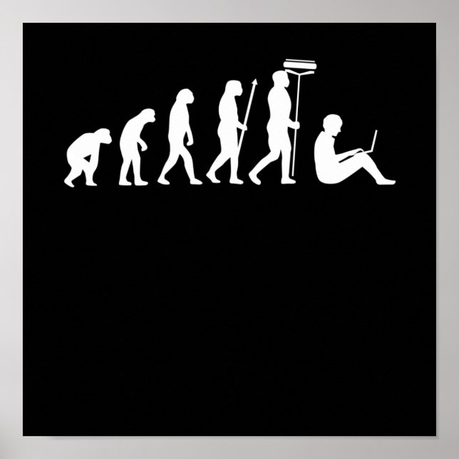 Evolution des technischen Supports Computer IT Pro Poster (Vorne)