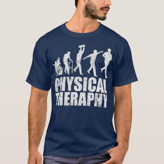 Evolution des Therapeuten für Physikalische Therap T-Shirt