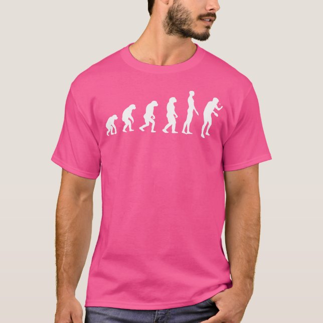 Evolution des Tischtennis T-Shirt (Vorderseite)
