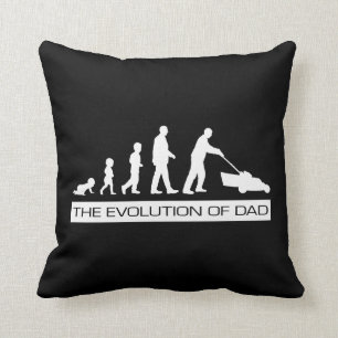 Evolution des Vaters - Ein Geschenk für den Vater Kissen