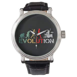 Evolution des Vintagen Drummers Armbanduhr