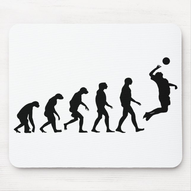 Evolution des Volleyballs Mousepad (Vorne)
