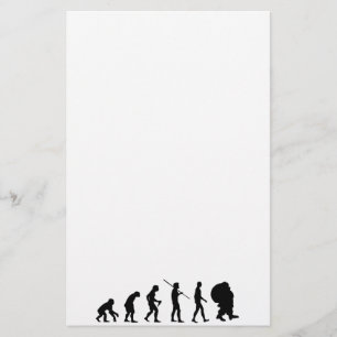 Evolution des Weihnachtsmannes Briefpapier