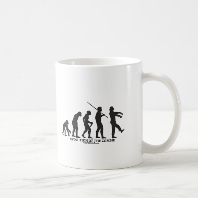 Evolution des Zombies Kaffeetasse (Rechts)