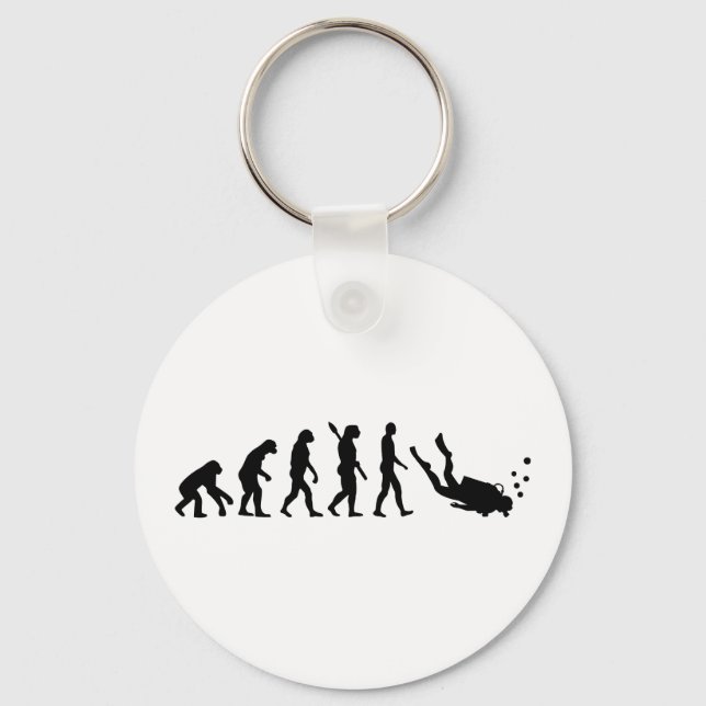 Evolution Diving Schlüsselanhänger (Vorderseite)