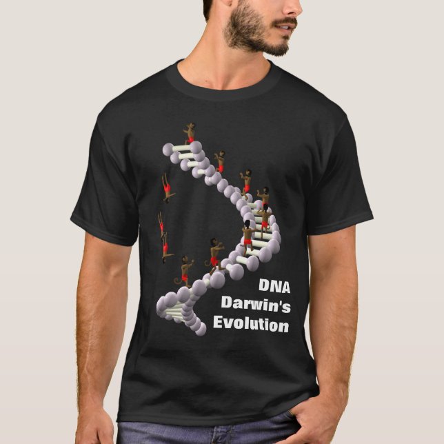 Evolution DNA Darwins T-Shirt (Vorderseite)