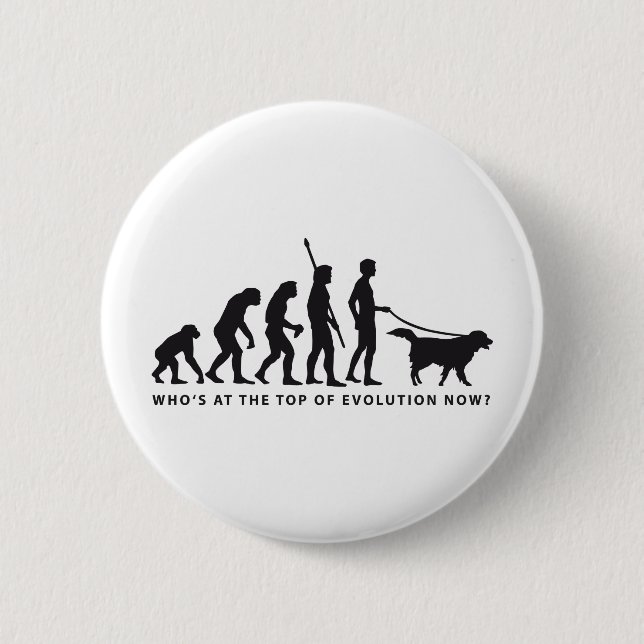 evolution dog button (Vorderseite)