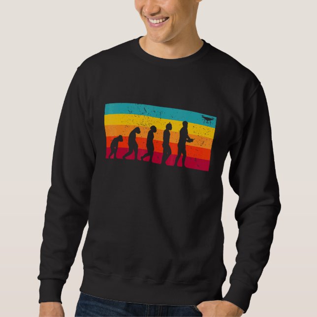 Evolution-Drohne-Pilotprogramm Hobby Drone Sweatshirt (Vorderseite)