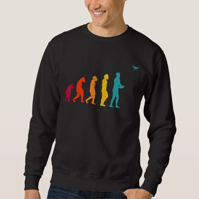 Evolution-Drohne-Pilotprogramm Hobby Drone Sweatshirt (Vorderseite)