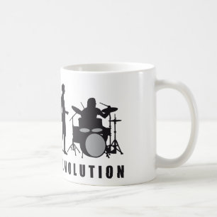 evolution drummer kaffeetasse