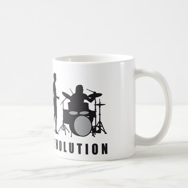 evolution drummer kaffeetasse (Rechts)