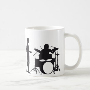 evolution drummer kaffeetasse