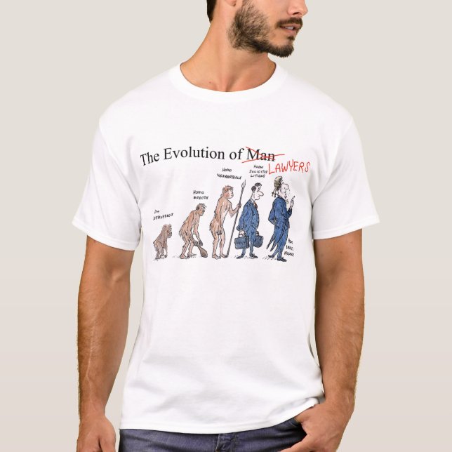 Évolution du T-shirt des hommes d'avocats (Devant)