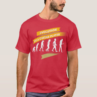 Evolution einer Gift-ID für Gitarrenspieler T-Shirt