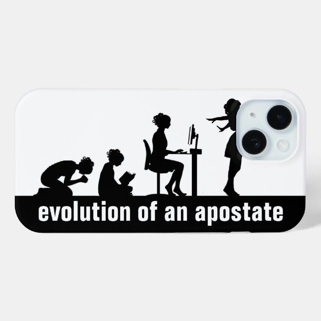 "Evolution eines Apostaates" Case-Mate iPhone Hülle (Rückseite (Horizontal))