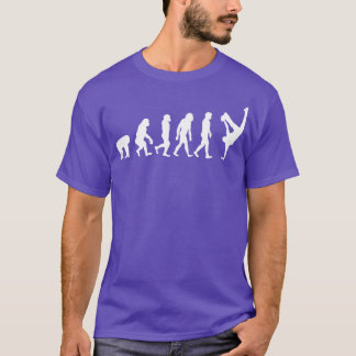 Evolution eines Breakdancers Funny Dancing gift gi T-Shirt