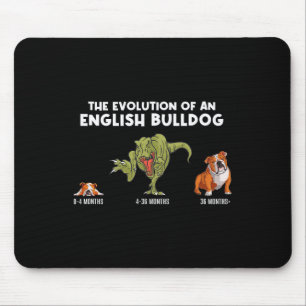 Evolution eines Bulldog-Mama-Fun Bulldog Mousepad