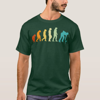 Evolution eines Curling-Spielers T-Shirt