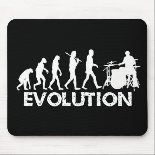 Evolution eines Schlagzeugers Mousepad